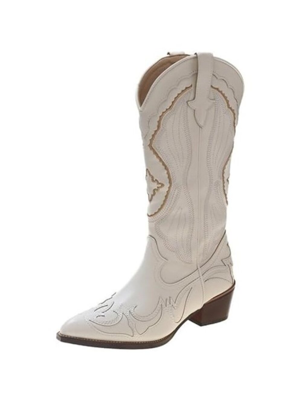 Women's Western Embroidered Cowboy Boots Size 38